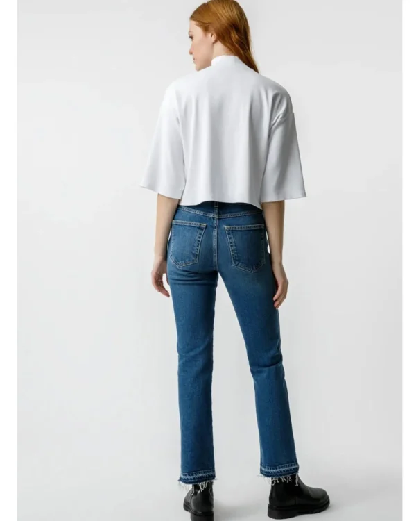Denim | AMO Bella Crop Crush