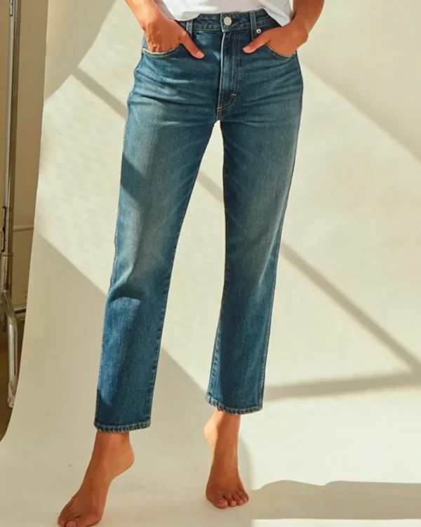 Denim | AMO Chelsea Crop Mineral Bluel