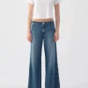Denim | AMO Edith Wide Leg Trouser Romance