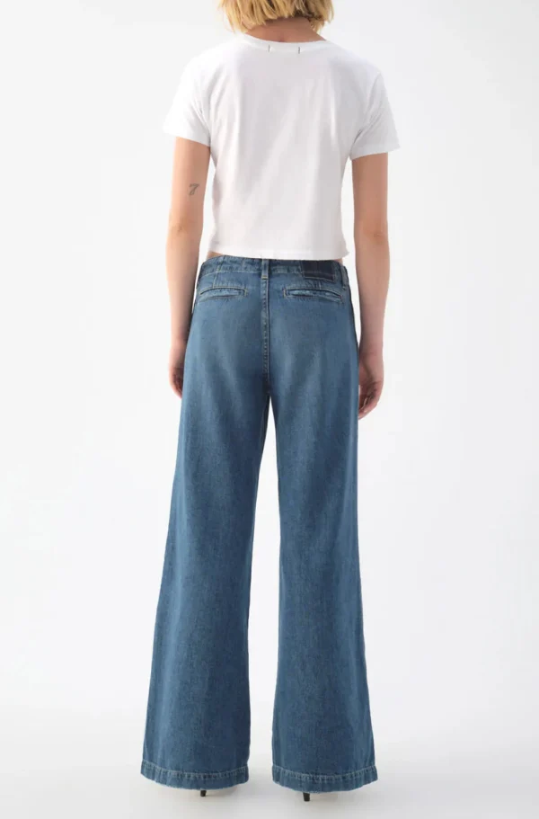 Denim | AMO Edith Wide Leg Trouser Romance