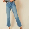 Denim | AMO High Rise Kick Crop Topanga