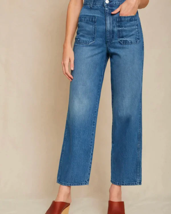 Denim | AMO Patch Pocket Jean Eternal Blue