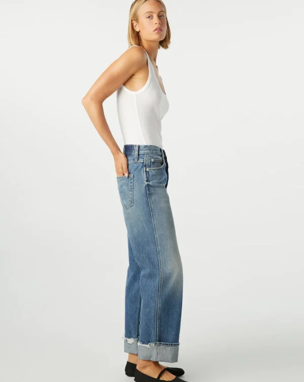 Denim | AMO Sonia Cuffed Jean Taboo