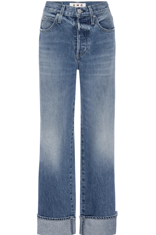Denim | AMO Sonia Cuffed Jean Taboo