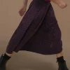 Skirts | An An Londree Midi Skirt Aubergine Cop