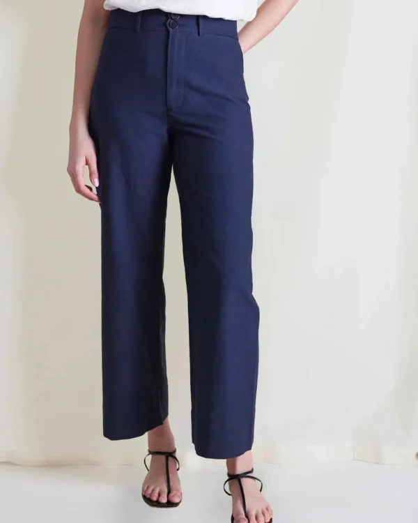 Pants | Apiece Apart Classic Merida Pant Navy