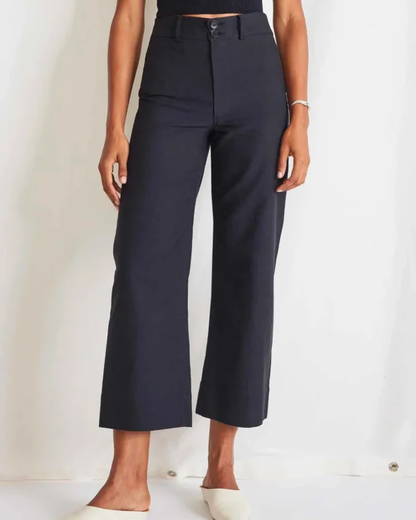 Pants | Apiece Apart Classic Merida Pant Black