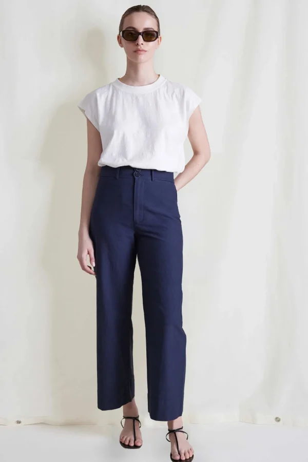 Pants | Apiece Apart Classic Merida Pant Navy