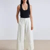 Pants | Apiece Apart Malou Wide Leg Pant Cream