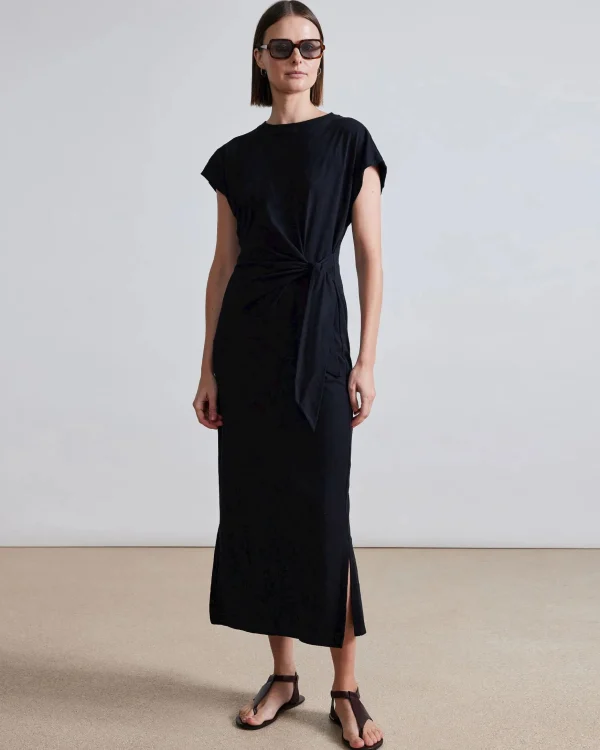 Dresses | Apiece Apart Vanina Cinched Waist Dress Black