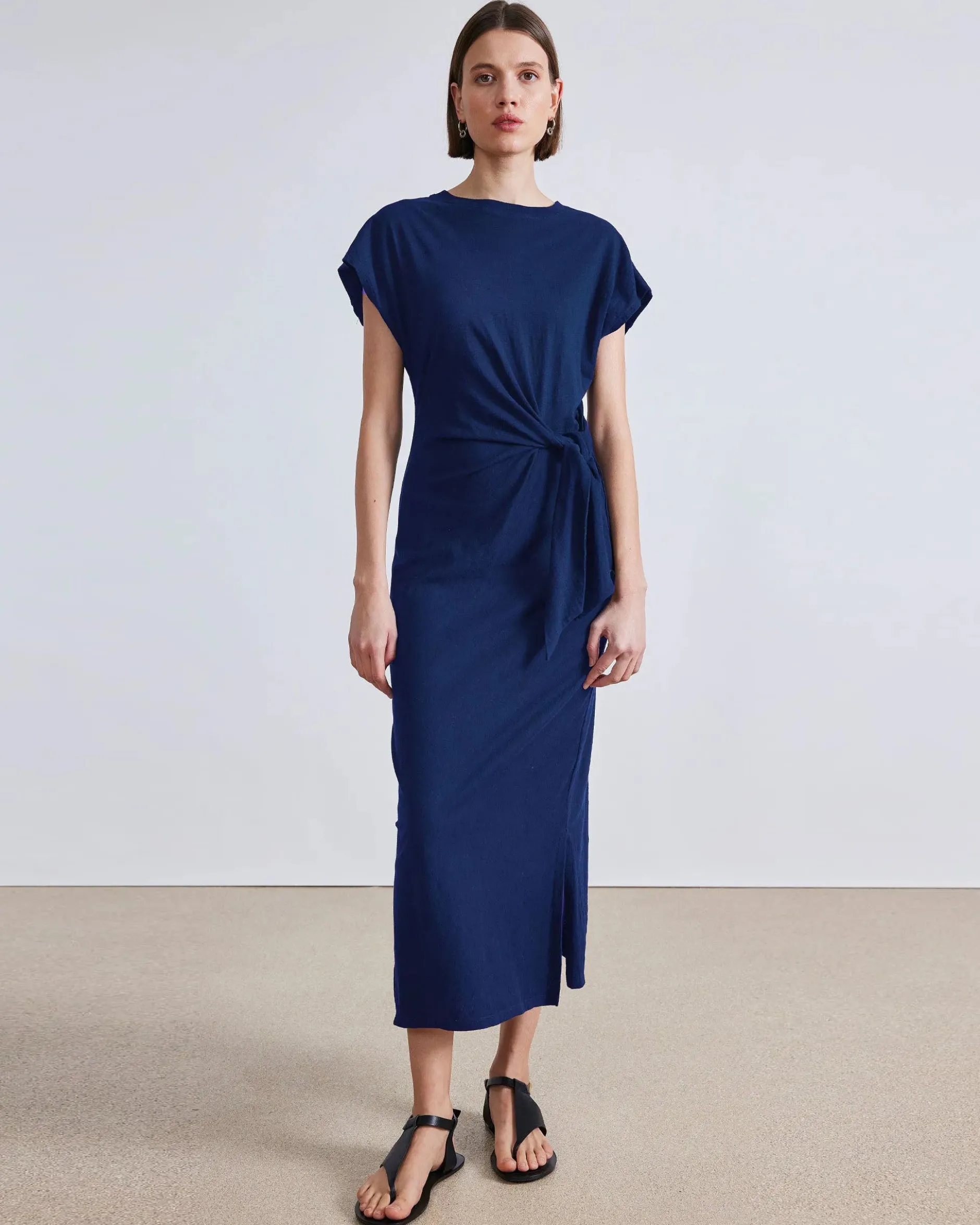 apiece_apart_vanina_cinch_0.webp Dresses | Apiece Apart Vanina Cinched Waist Dress Indigo