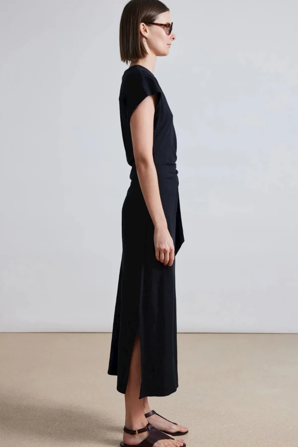 Dresses | Apiece Apart Vanina Cinched Waist Dress Black