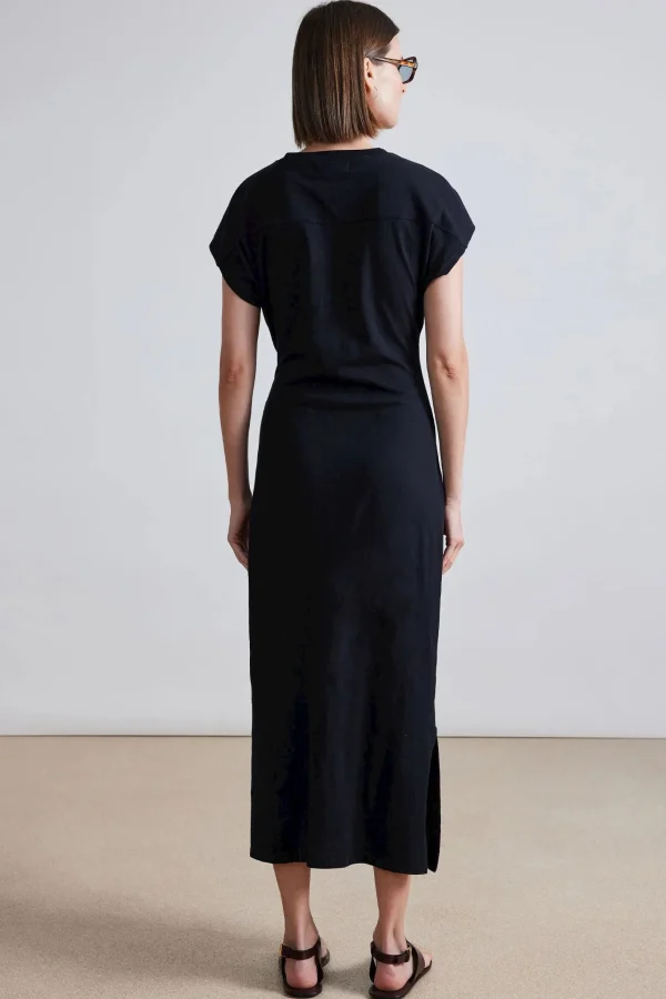 Dresses | Apiece Apart Vanina Cinched Waist Dress Black