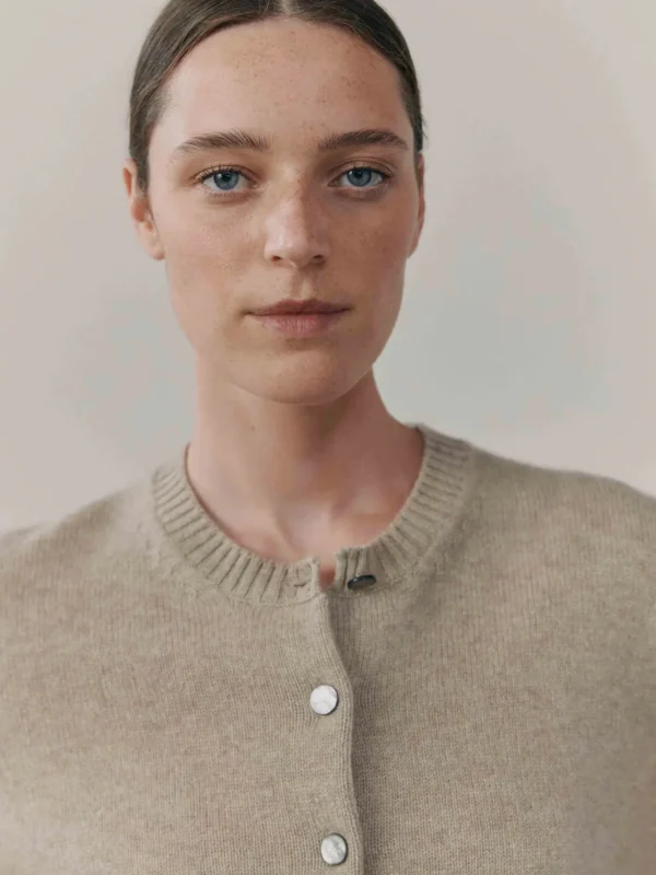 Sweaters | Begg x Co Hepburn Cardigan Dark Medium Dyed