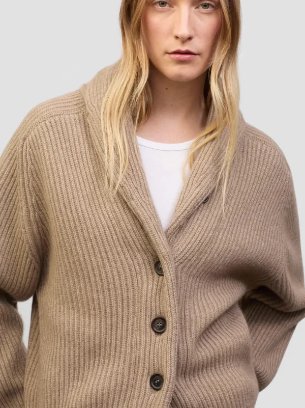 Sweaters | Begg x Co Mini Yacht Cardigan Brown Undyed