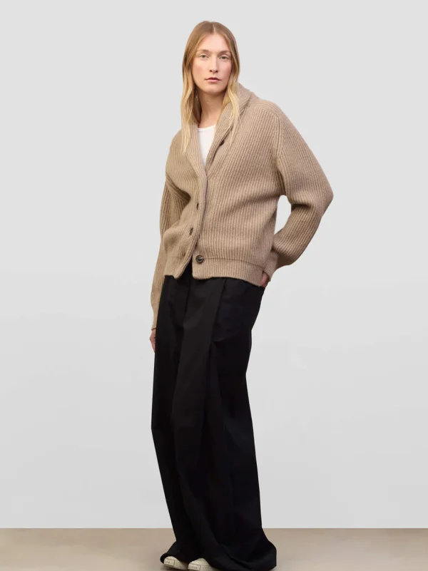 Sweaters | Begg x Co Mini Yacht Cardigan Brown Undyed
