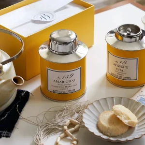Provisions | Bellocq Chai Gift Set in Yellow Traveler Caddies