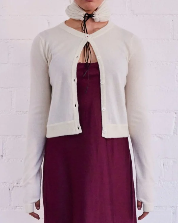 Sweaters | Brazeau Tricot All Thumbs Cardigan Creme