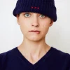 Hats | Brazeau Tricot Cashmere Knit Cap Sapphire
