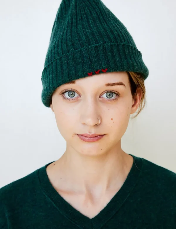 Hats | Brazeau Tricot Cashmere Knit Cap Emerald