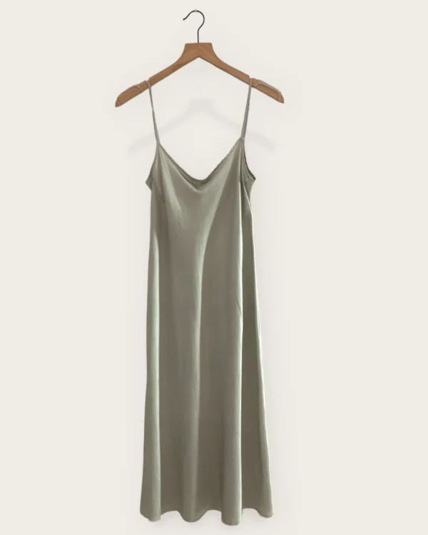Dresses | Brazeau Tricot Classic Slip Shiny Dress Muslin