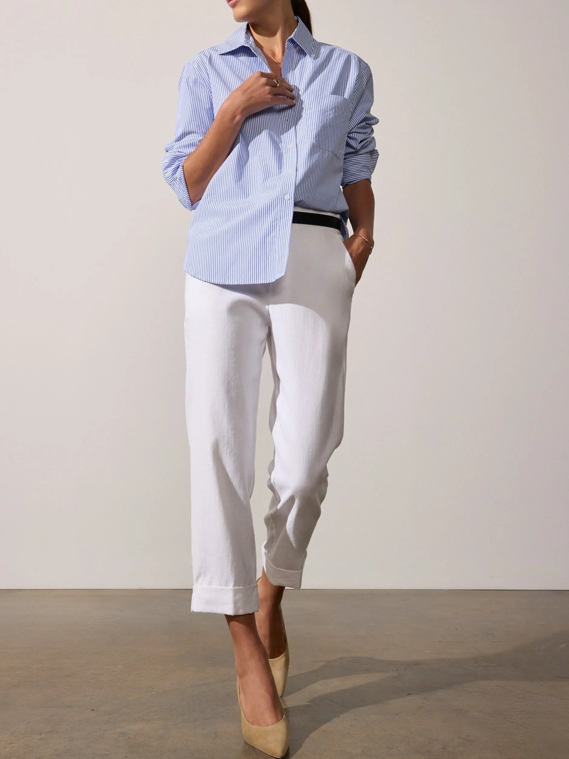 brochu_walker_everyday_sh_1.webp Shirts + Tops | Brochu Walker Everyday Shirt Blue Stripe