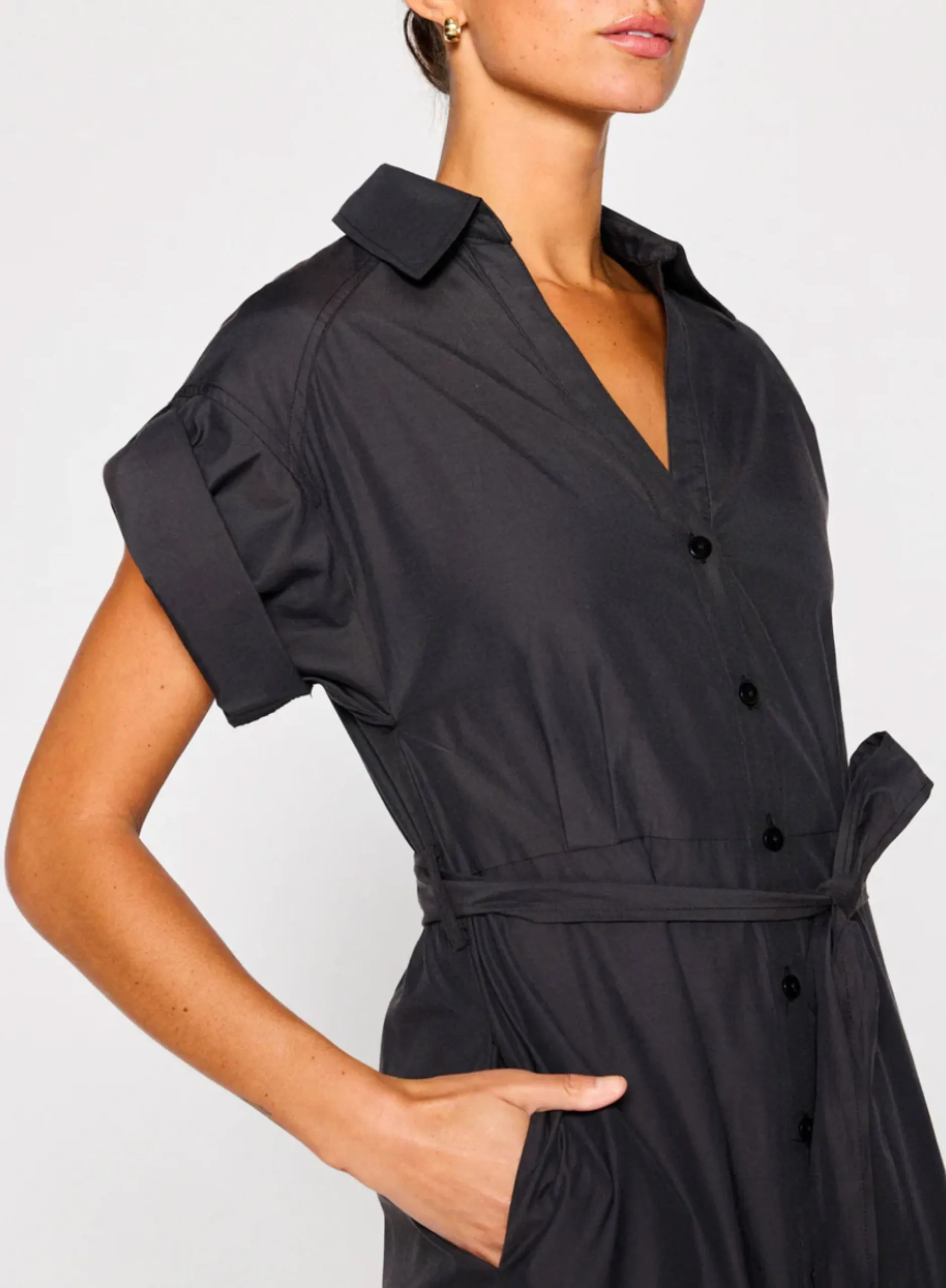 brochu_walker_fia_belted__1-2.webp Dresses | Brochu Walker Fia Belted Dress Washed Black