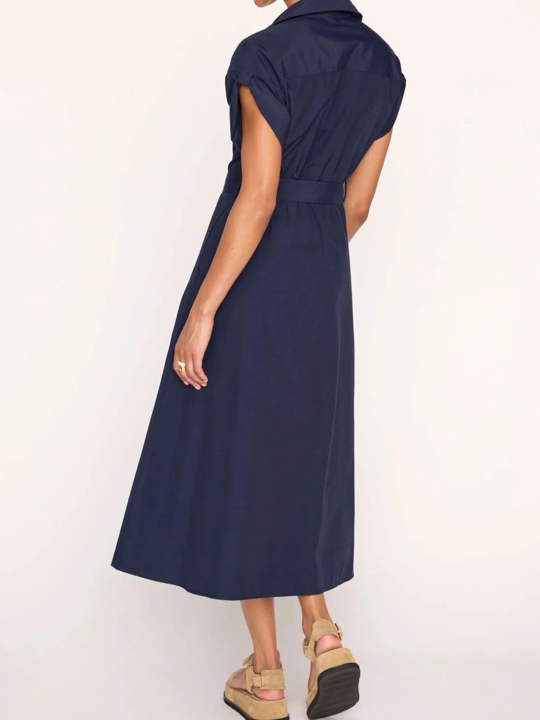 brochu_walker_fia_belted__3-1.webp Dresses | Brochu Walker Fia Belted Dress Navy