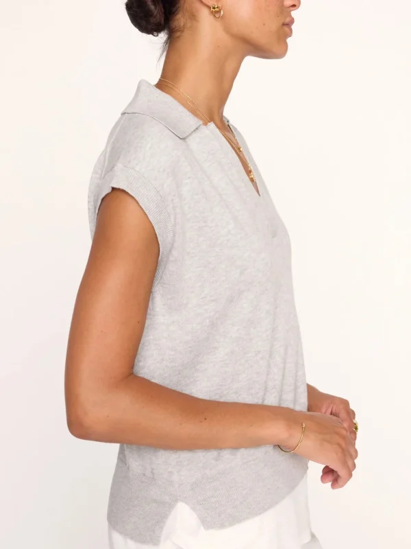 Shirts + Tops | Brochu Walker Jaia Polo Looker Grey Melange