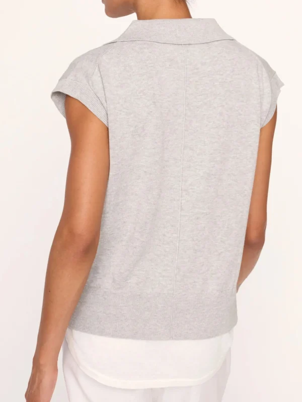 Shirts + Tops | Brochu Walker Jaia Polo Looker Grey Melange