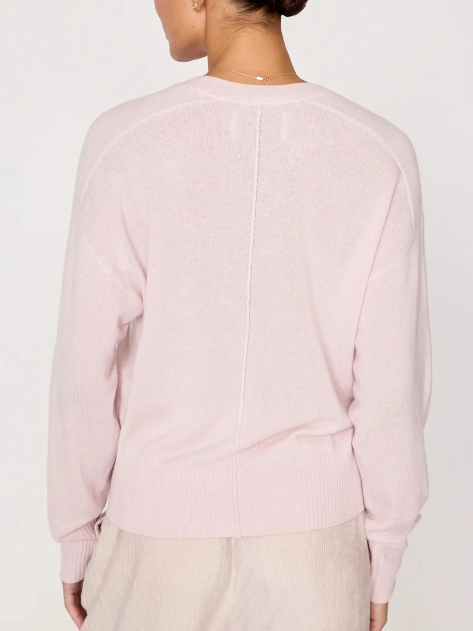brochu_walker_leia_vee_sw_2.webp Sweaters | Brochu Walker Leia Vee Sweater Rose Quartz