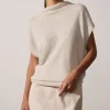 Sweaters | Brochu Walker Morten Funnel Neck Top Mist Melange