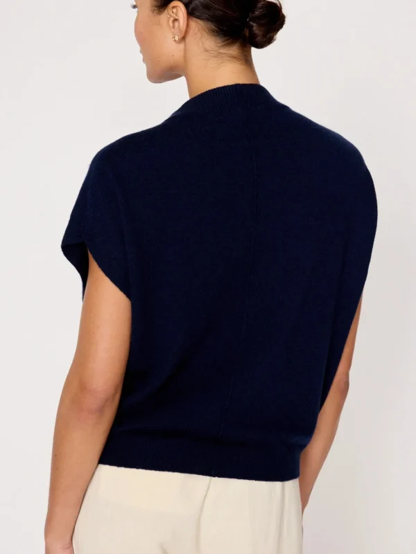 Sweaters | Brochu Walker Morten Funnel Neck Top Navy