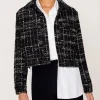 Outerwear | Brochu Walker Tweed Cropped Jacket Black + White