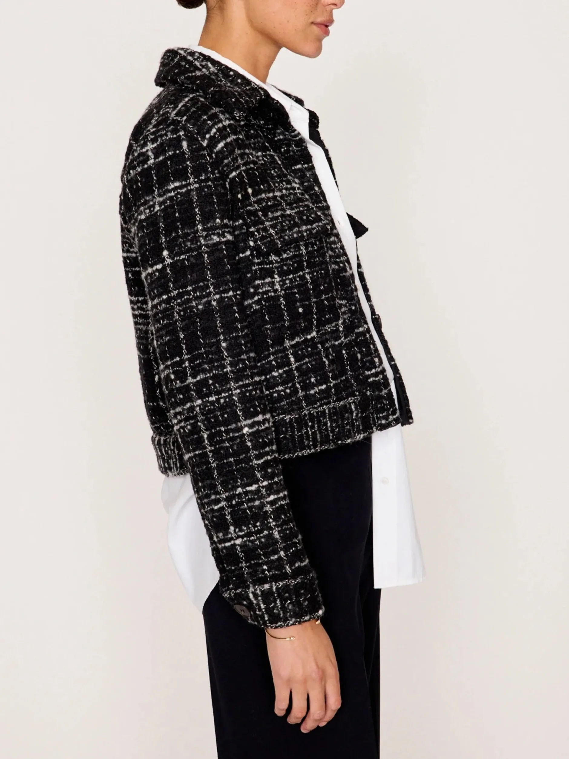 brochu_walker_tweed_cropp_1.webp Outerwear | Brochu Walker Tweed Cropped Jacket Black + White