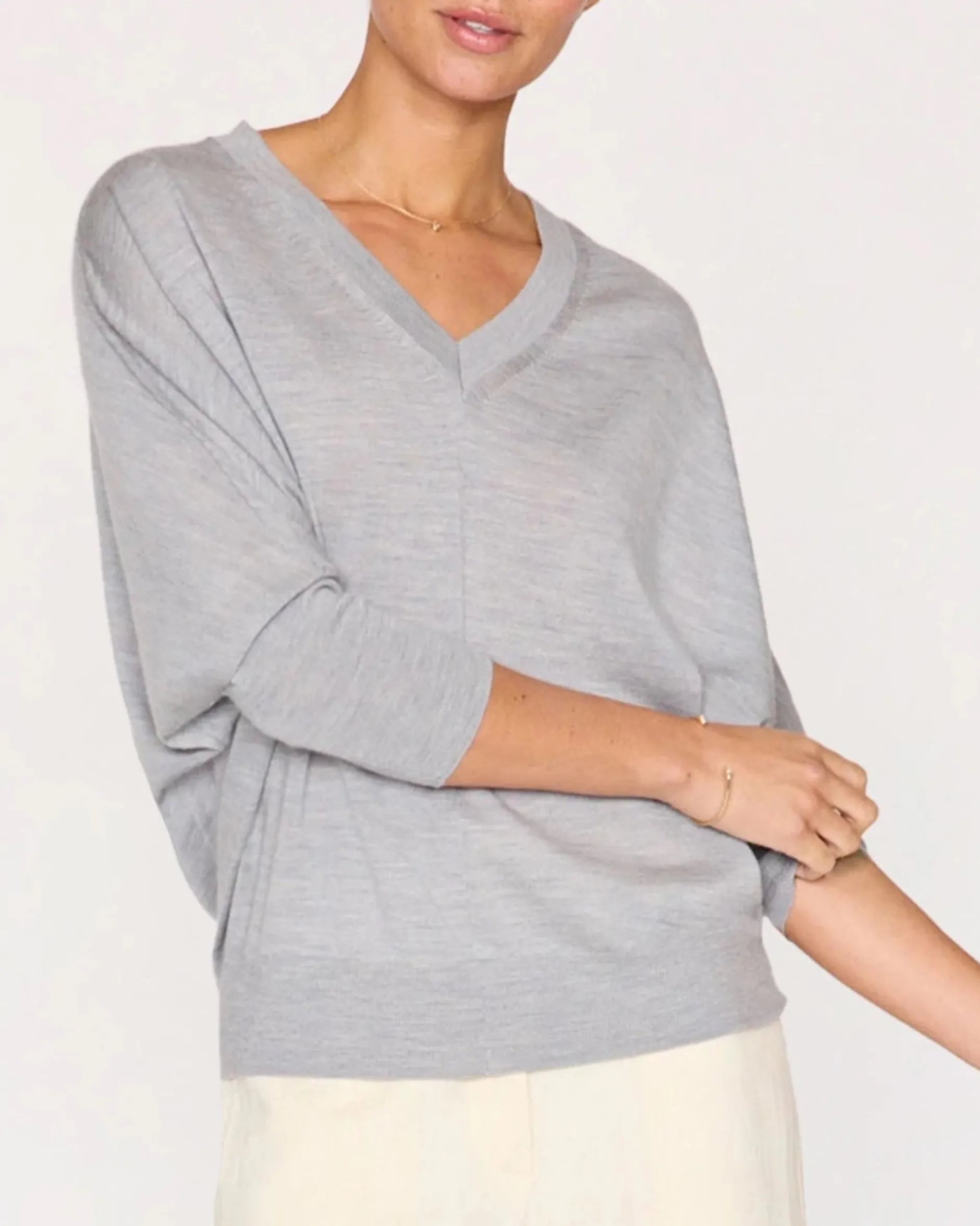 brochu_walker_ursa_knit_t_0.webp Sweaters | Brochu Walker Ursa Knit Top Mineral Grey Melange