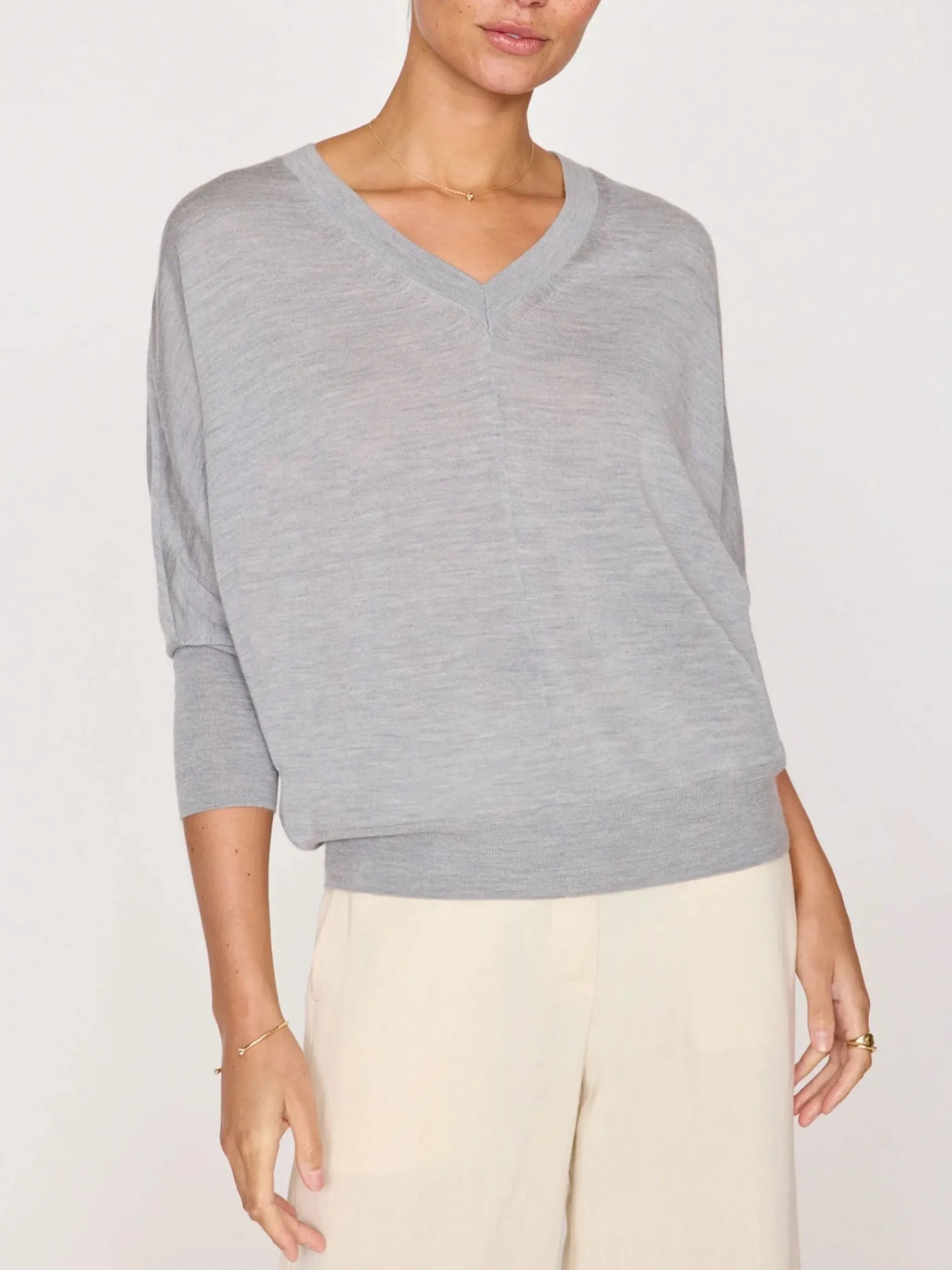 brochu_walker_ursa_knit_t_2.webp Sweaters | Brochu Walker Ursa Knit Top Mineral Grey Melange
