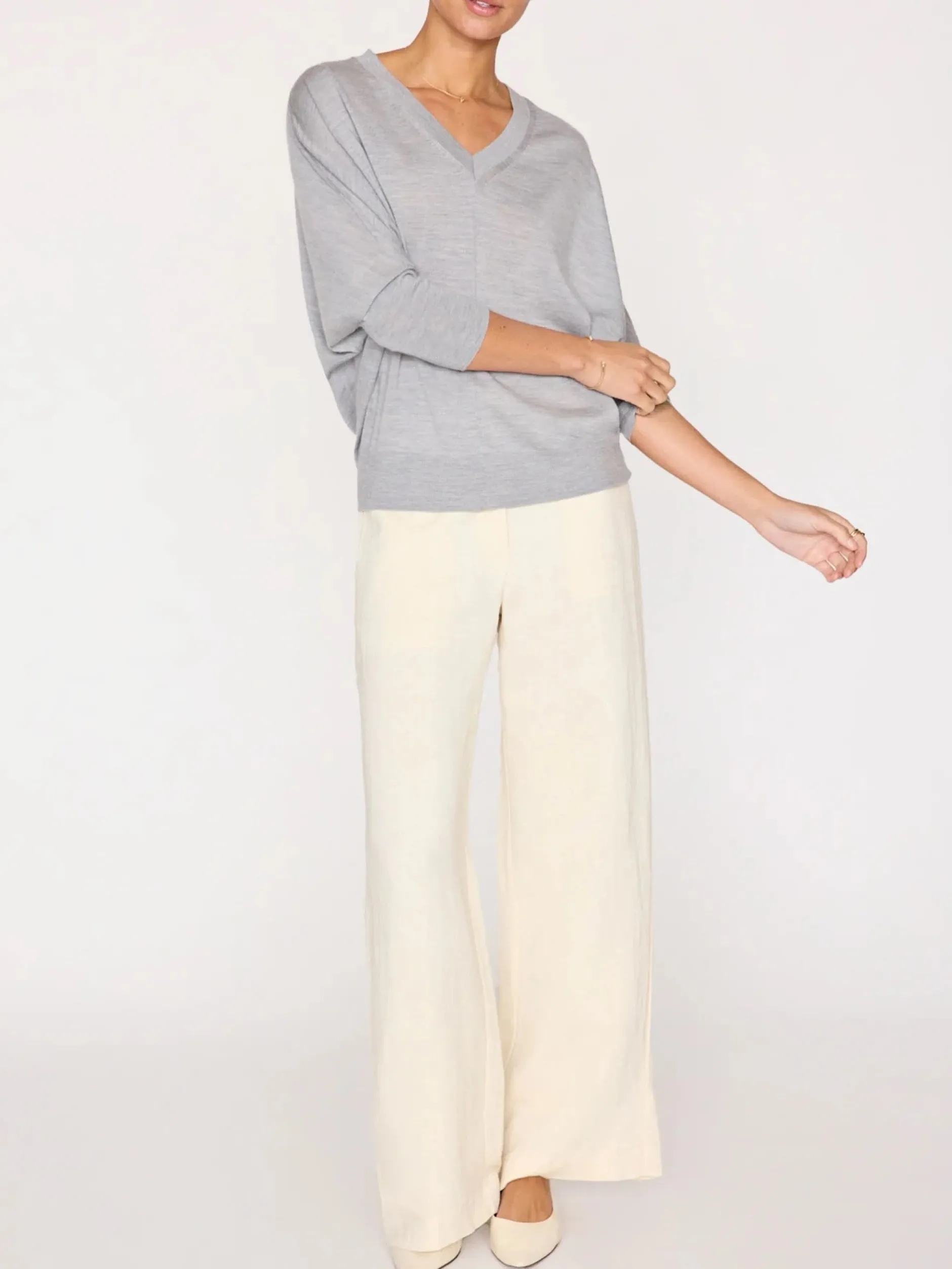 brochu_walker_ursa_knit_t_5.webp Sweaters | Brochu Walker Ursa Knit Top Mineral Grey Melange