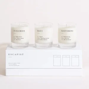 Candles | Brooklyn Candle Studio Escapist Votive Set Fresh + Floral