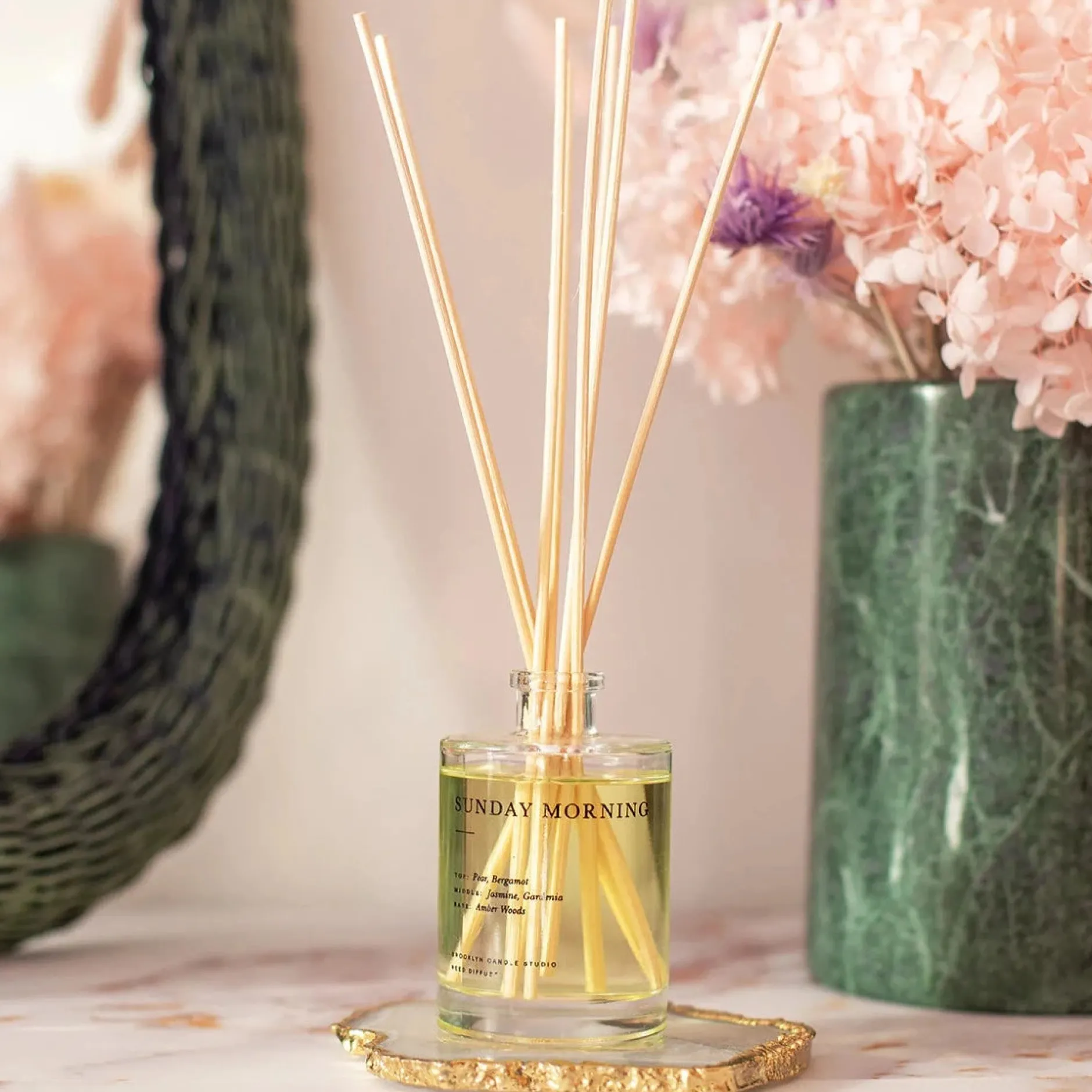 brooklyn_candle_studio_su_0-1.webp Candles | Home Decor | Brooklyn Candle Studio Sunday Morning Reed Diffuser
