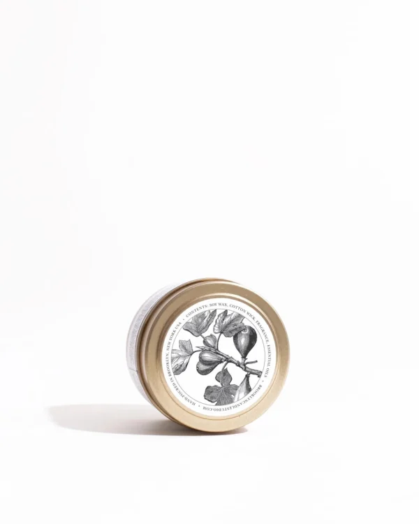 Candles | Brooklyn Candle Studio Sweet Fig Gold Travel Candle