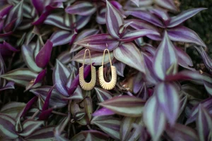Jewelry | Carolyn Keys Adele Earrings Brass
