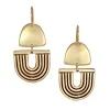 Jewelry | Carolyn Keys Arco Brass Earrings