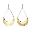 Jewelry | Carolyn Keys Luna Brass Earrings