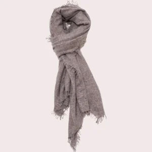 Scarves | Communitie Cashmere Felted Stole Grey Melange