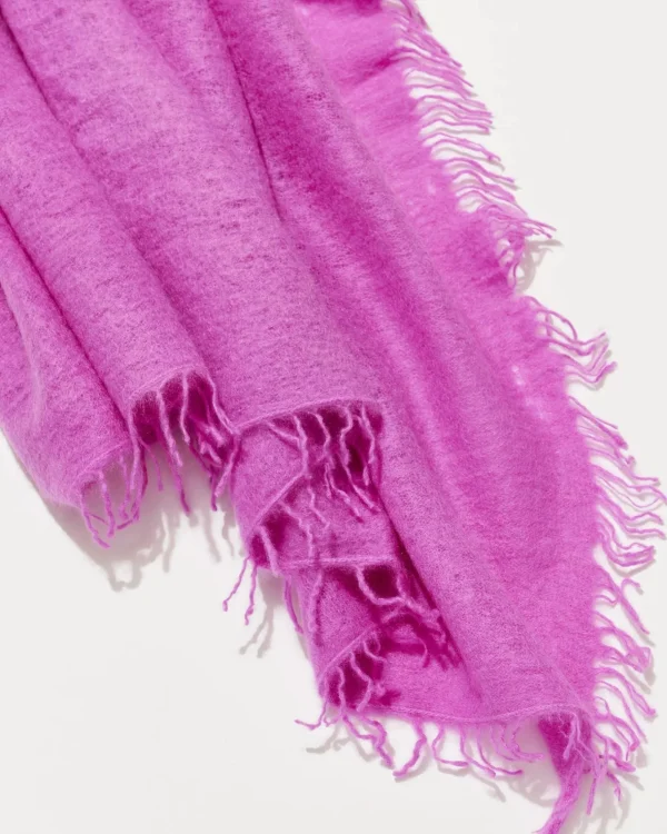Scarves | Communitie Cashmere Felted Stole Iris Orchid