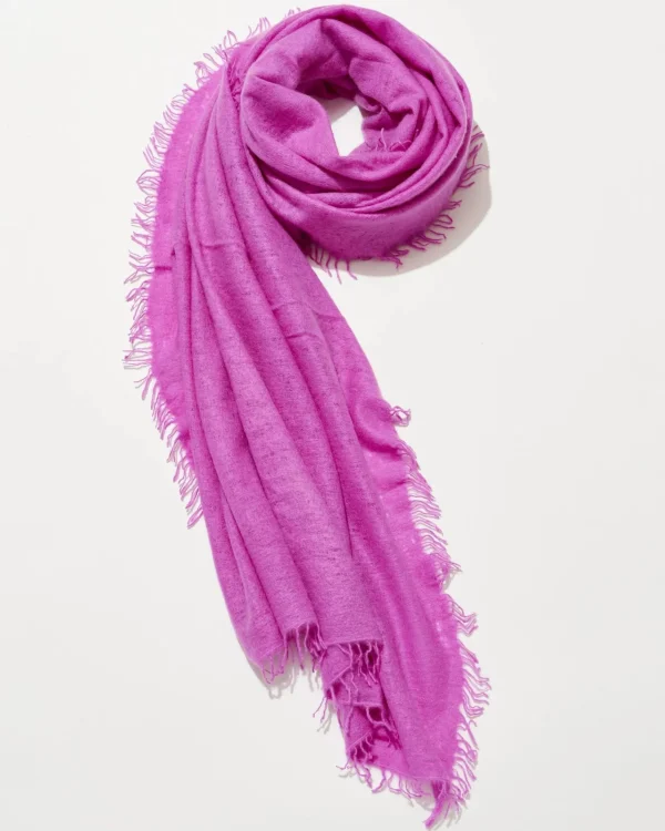 Scarves | Communitie Cashmere Felted Stole Iris Orchid