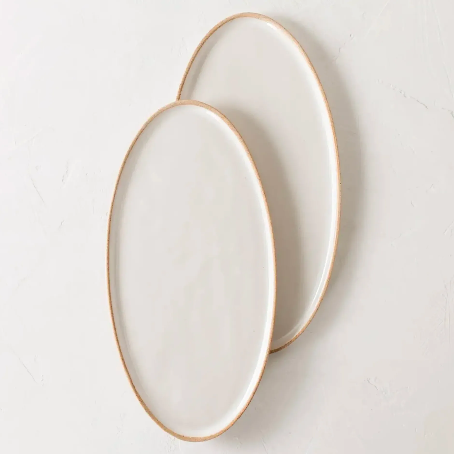 convivial_oval_stoneware__0.webp Tabletop | Convivial Oval Stoneware Serving Tray