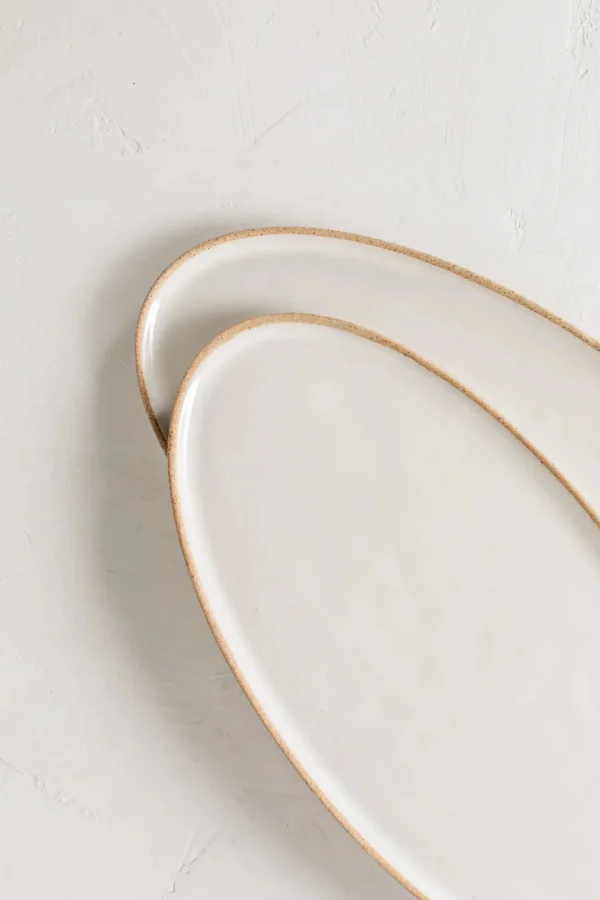 Tabletop | Convivial Oval Stoneware Serving Tray