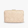 Bags | Thistle Hill Cosette Woven Straw Clutch